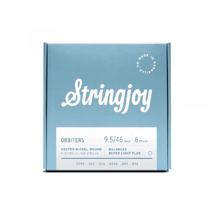 Stringjoy ORBITERS Nickel Wound 9.5-46 鎳纏繞鍍膜 6弦電吉他套弦 STRSJ-OR09546